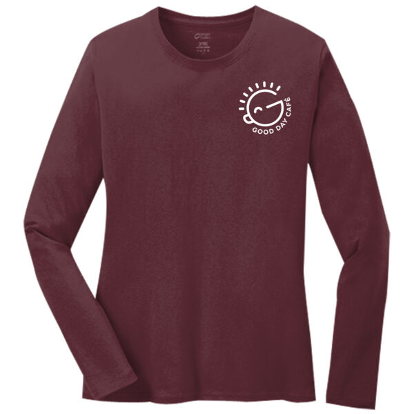 Print_W - Ladies Long Sleeve Core Cotton Tee Thumbnail