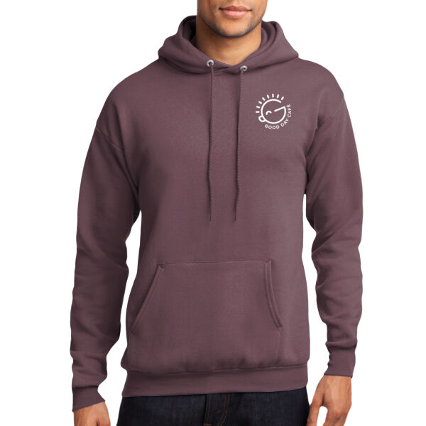 Print_W - Core Fleece Pullover Hooded Sweatshirt Thumbnail