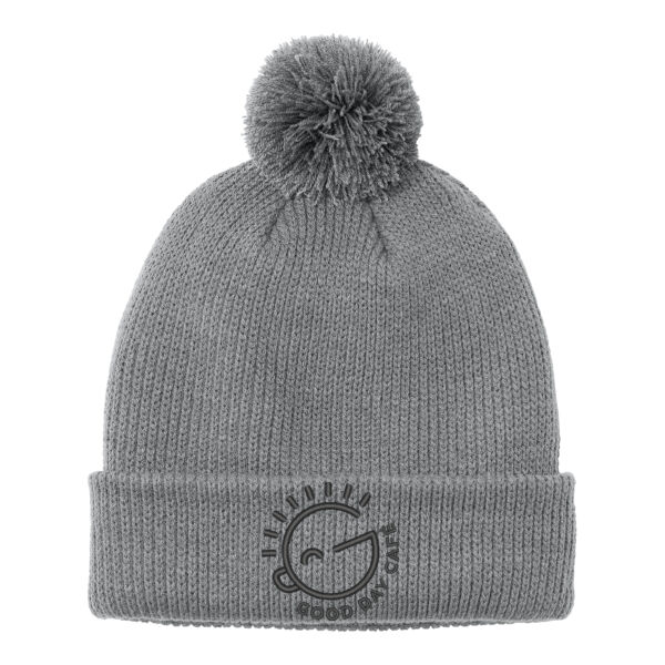 EMB_B - Cozy Pom Beanie Thumbnail